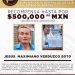 Ofrece Fiscalía hasta medio millón de pesos por la captura del doctor Jesús Maximiano Verduzco Soto