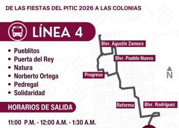 Facilita Gobierno de Sonora transporte gratuito nocturno en Hermosillo del 21 al 24 de mayo