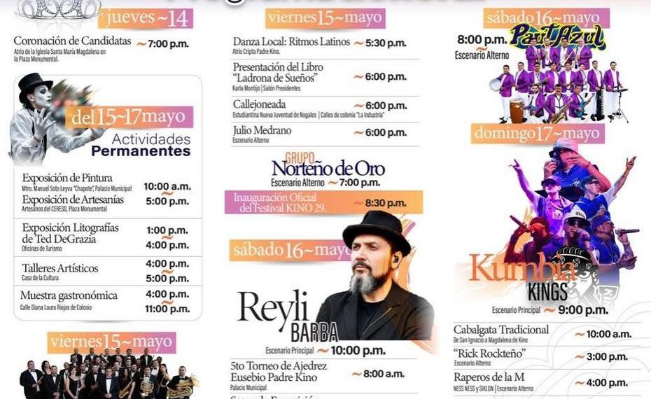 Invita Gobierno de Sonora al Festival Kino 2026 en Magdalena de Kino