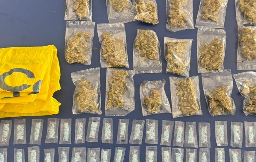 Incauta Policía Estatal arma de fuego y narcótico en Cajeme