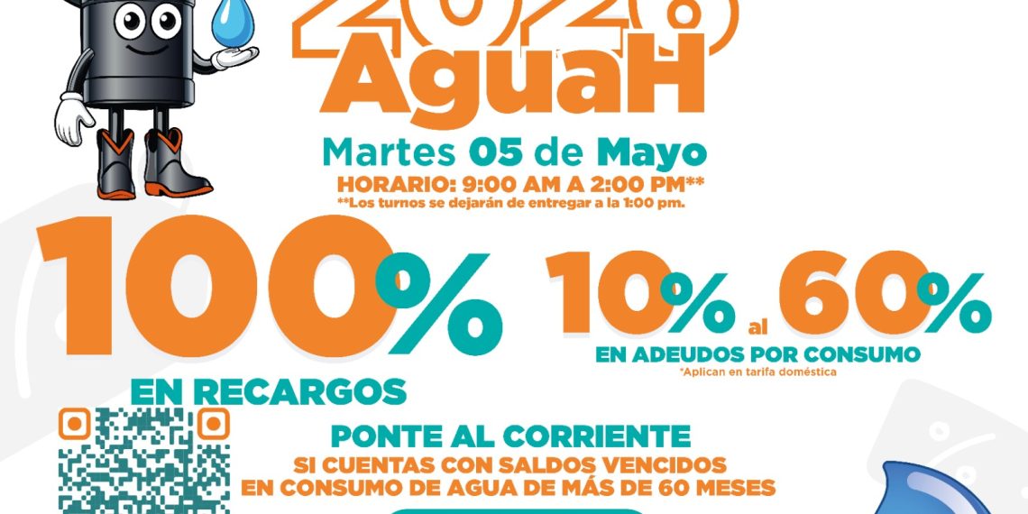 Estará en Las Minitas la jornada de descuentos de Agua de Hermosillo para usuarios con adeudos