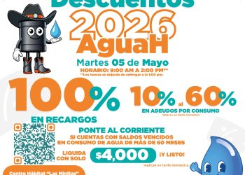 Estará en Las Minitas la jornada de descuentos de Agua de Hermosillo para usuarios con adeudos