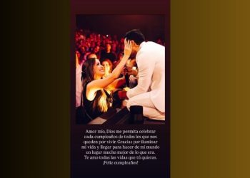 Carlos Rivera rompe su “discreción” y felicita a Cynthia Rodríguez