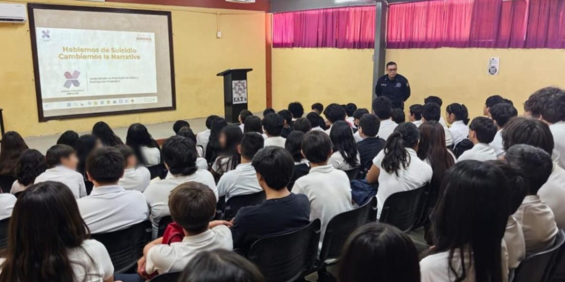 Promueve Secretaría de Seguridad entre jóvenes de secundaria la importancia del Bienestar Emocional