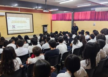 Promueve Secretaría de Seguridad entre jóvenes de secundaria la importancia del Bienestar Emocional