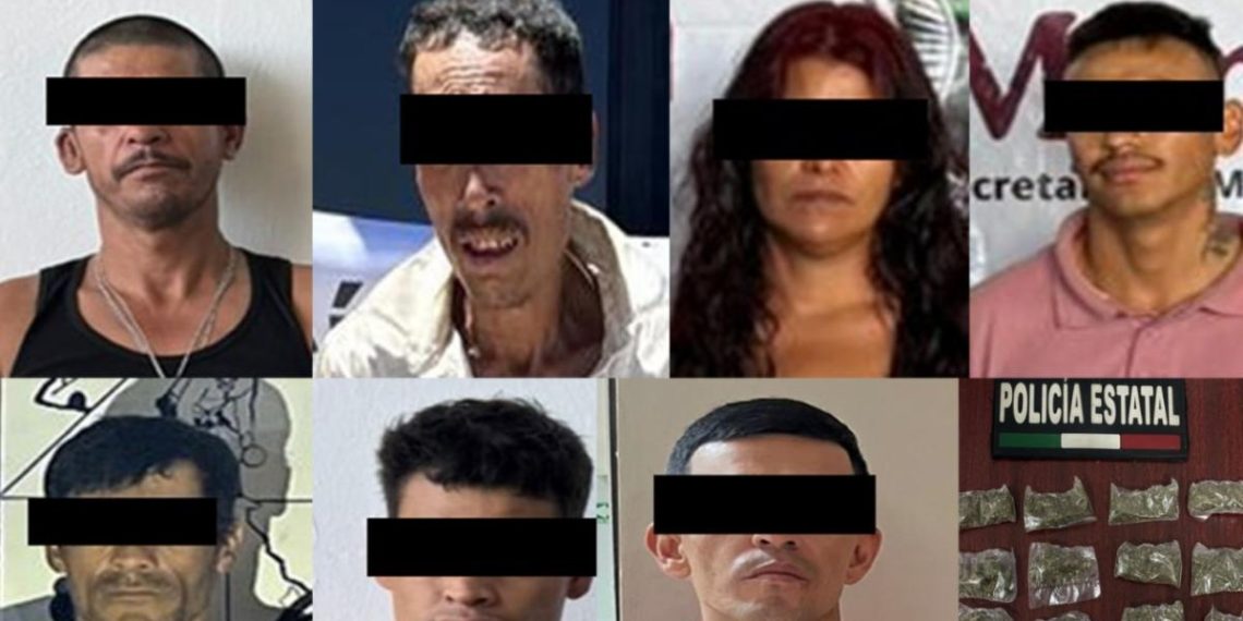 Asegura PESP más de mil dosis de narcótico en operativos contra narcomenudeo