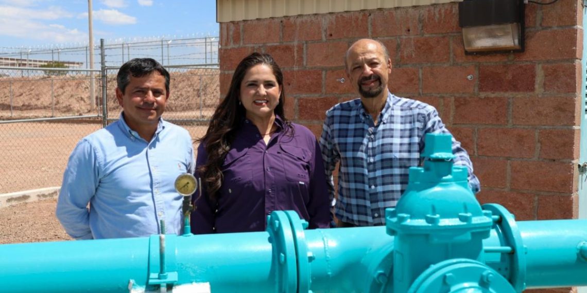 Gobierno de Sonora fortalece infraestructura hídrica para garantizar abasto de agua en Agua Prieta