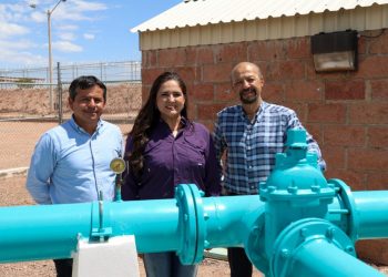 Gobierno de Sonora fortalece infraestructura hídrica para garantizar abasto de agua en Agua Prieta