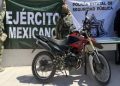 Aseguran PESP y Defensa motocicleta robada y narcótico en Guaymas