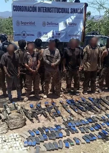 Repele Marina agresión y detiene a 13 armados en Sinaloa