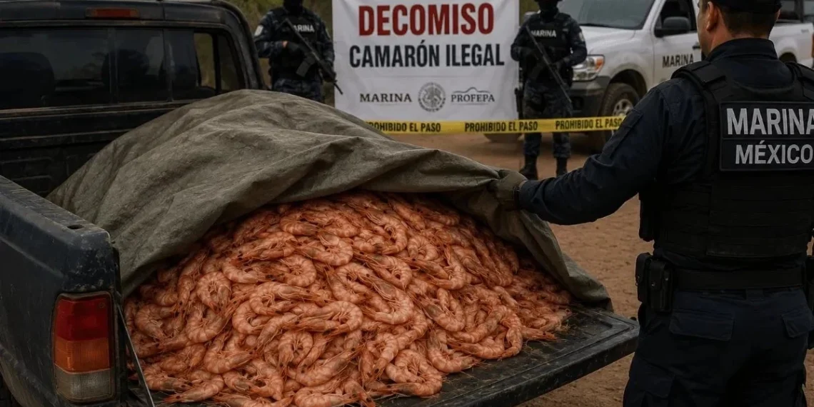 Ingreso ilegal de camarón de Ecuador hunde la acuacultura de México