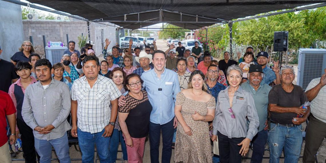 Secretaría de Bienestar entrega obra de agua potable en la colonia Nuevo Altares de Hermosillo