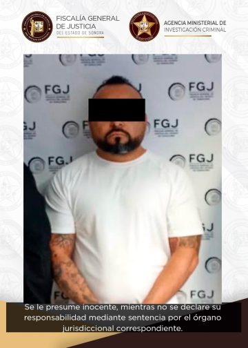 Cumplimenta FGJES nueva orden de aprehensión contra presunto defraudador de adultos mayores en Hermosillo