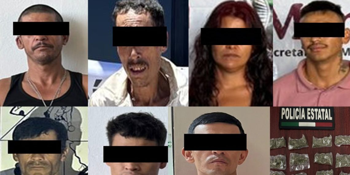 Asegura PESP más de mil dosis de narcótico en operativos contra narcomenudeo