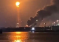Se registra incendio en Dos Bocas