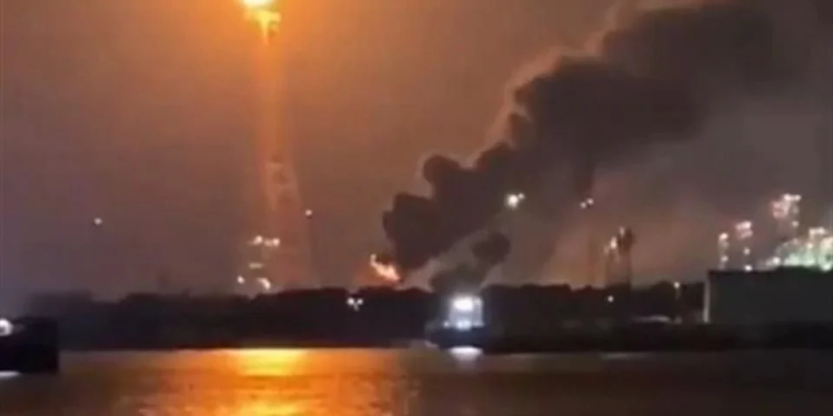 Se registra incendio en Dos Bocas