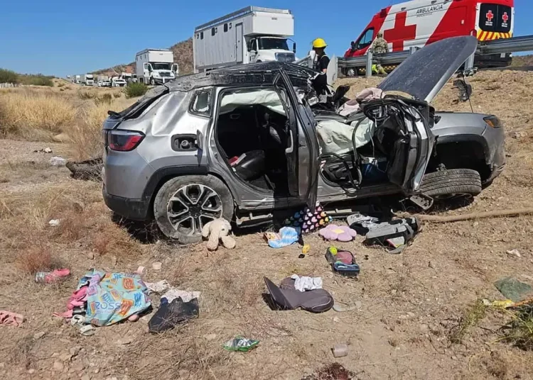 Muere niña de 5 años tras accidente en Libramiento de Guaymas