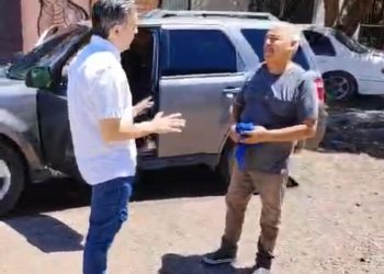 Pepe Guerra impulsa campaña de descacharre en la colonia Primero de Mayo en Cajeme 