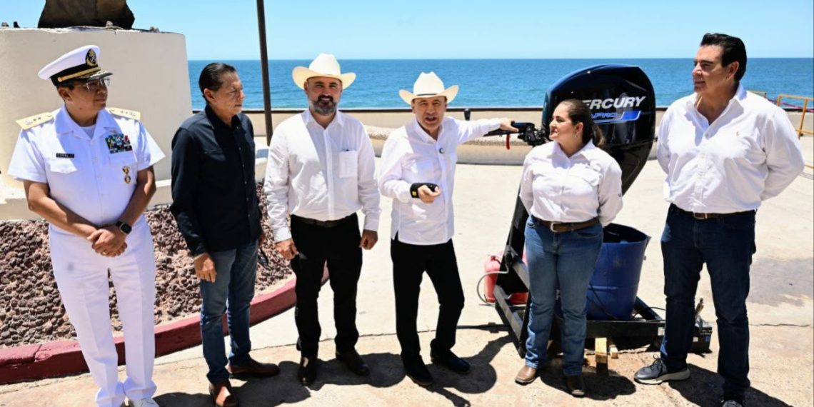 Respalda Gobernador Durazo a más de 3 mil familias del sector pesquero con equipo renovado