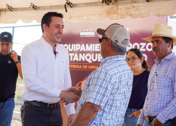 Secretaría de bienestar fortalece acceso al agua potable con obra hidráulica en Molino de Camou