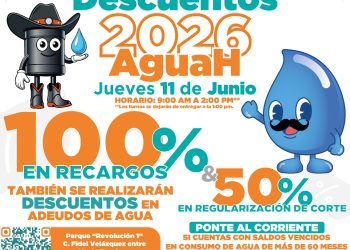 Lleva Agua de Hermosillo jornada de descuento este jueves 11 a la Revolución 1