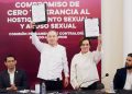 Crea Gobernador Durazo mecanismo de cero tolerancia al hostigamiento y acoso sexual laboral