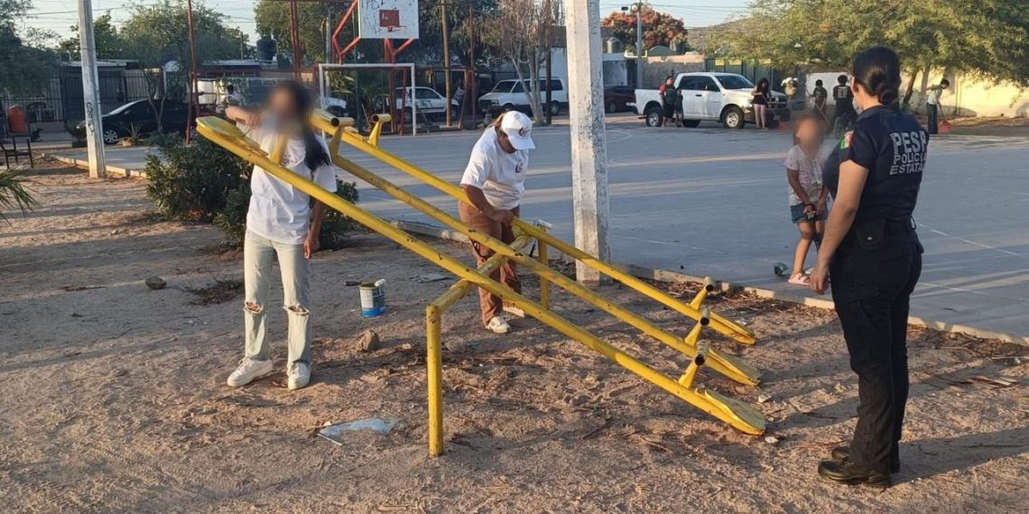 Beneficiarios de programa Reconecta con la Paz en Sonora realizan trabajo en beneficio de la comunidad