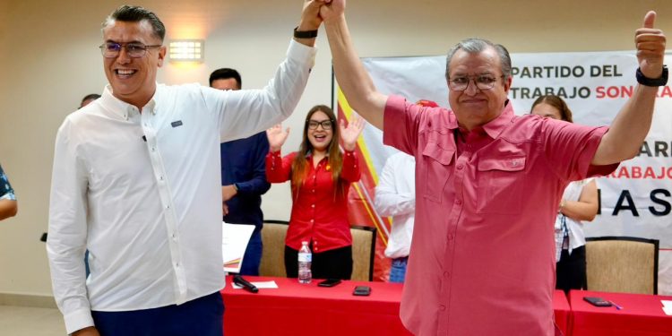 Encabeza Ramón Flores toma de protesta de la nueva Coordinación Municipal del PT Guaymas