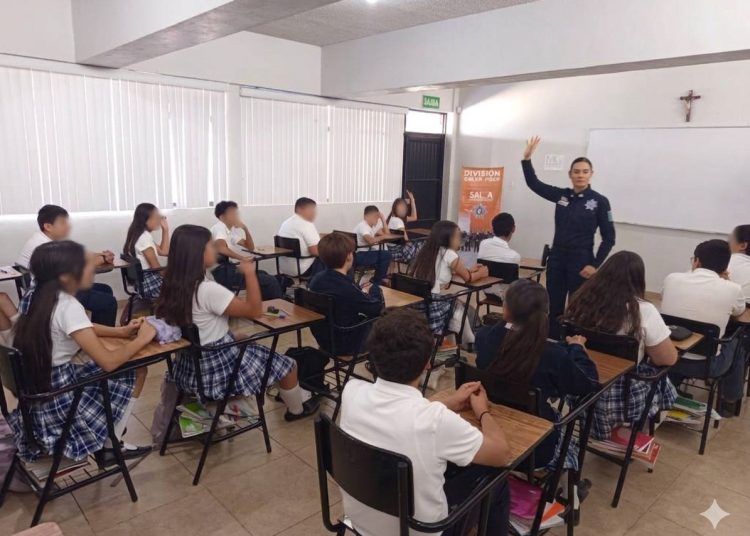 Llama División SALVA de Policía Estatal a juventudes a rechazar la violencia y promover la cultura de paz
