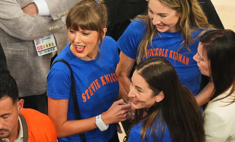 Taylor Swift asiste al 4to juego de las Finales NBA en el Madison Square Garden