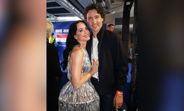 Katy Perry celebra inauguración del Mundial con Justin Trudeau