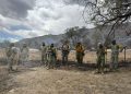 Gobierno de Sonora coordina esfuerzos binacionales para combatir incendio forestal Benton en la frontera Sonora-Arizona
