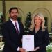 Lazzeri presenta cartas credenciales como embajador en EU