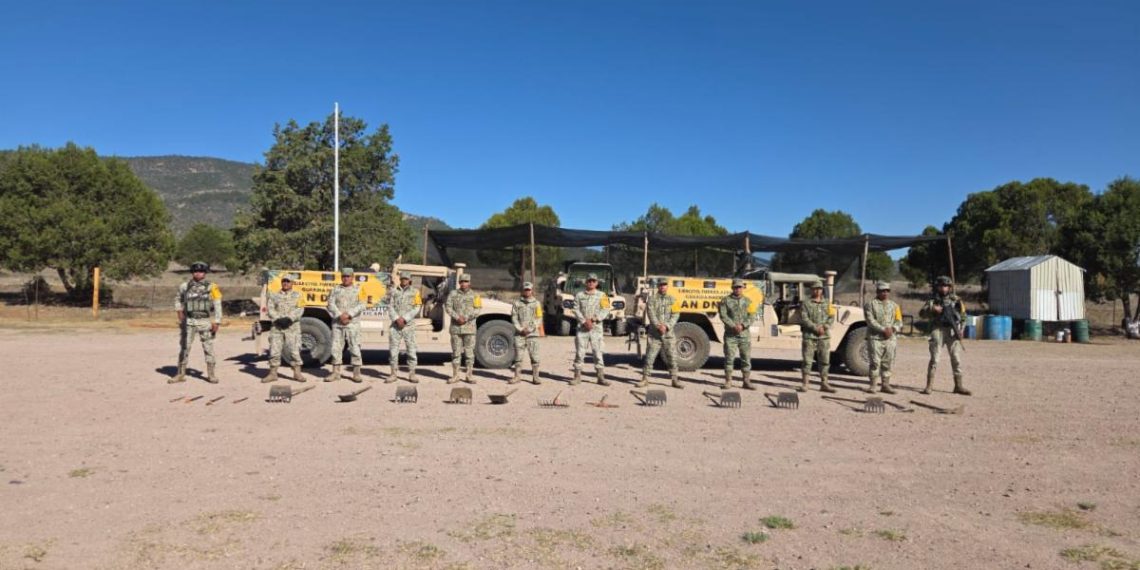 Suman esfuerzos autoridades para el control de incendio forestal en Arivechi