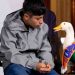 Pato “Merlín” llega a Palacio Nacional
