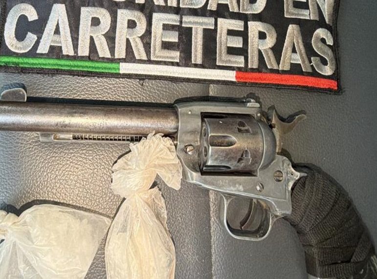 Decomisa PESP arma de fuego durante acciones de vigilancia en Magdalena