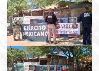 FGJES asegura seis máquinas tragamonedas durante cateo realizado en San Luis Río Colorado