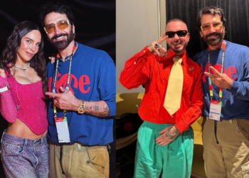Alejandro Fernández comparte inéditas imágenes con Belinda, Salma Hayek, Maná y J Balvin