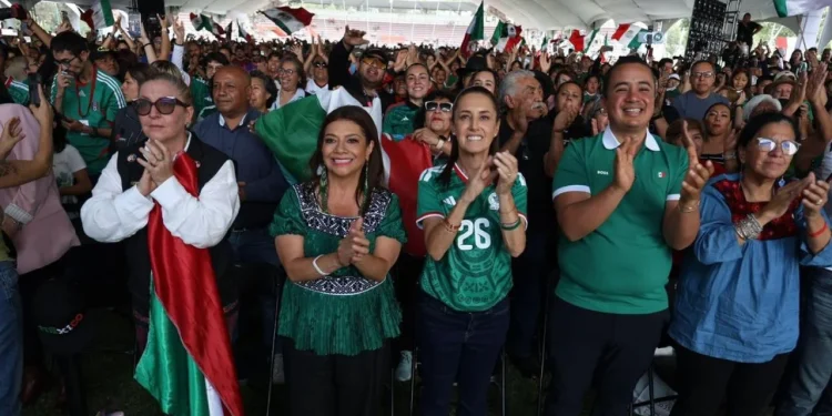 Claudia Sheinbaum felicita a la Selección Nacional por su triunfo vs Sudáfrica