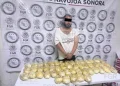 Detienen a sujeto con 21 kilogramos de metanfetamina en Huatabampo, Sonora