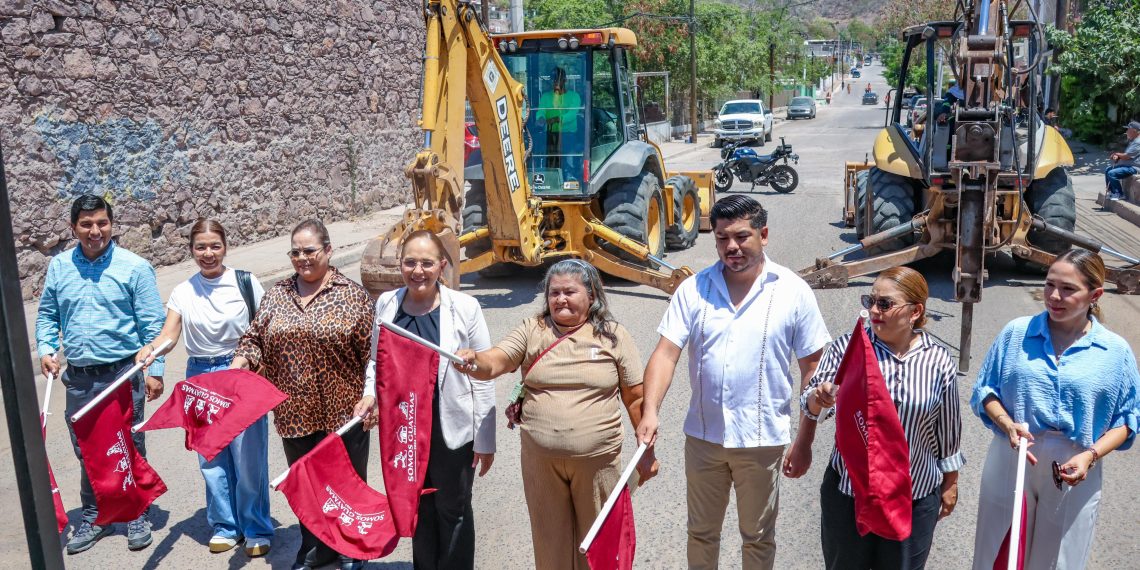 Inicia el Ayuntamiento de Guaymas obra de pavimentación en calle 31
