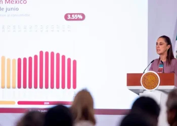Sheinbaum presume baja inflación y fortaleza económica