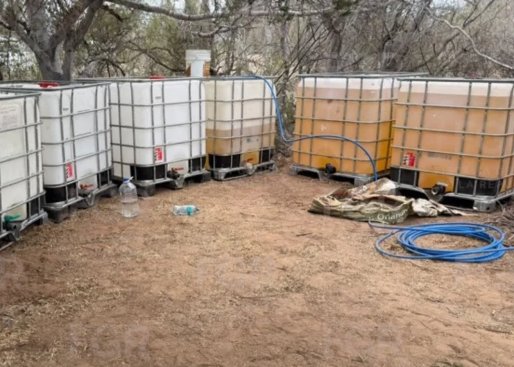 Localizan toma clandestina en Guaymas y aseguran más de 2 mil litros de diésel