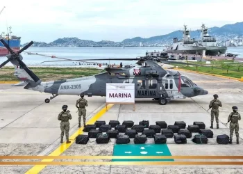 Incauta Marina cargamento de cocaína valuado en 283 mdp