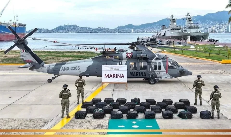 Incauta Marina cargamento de cocaína valuado en 283 mdp