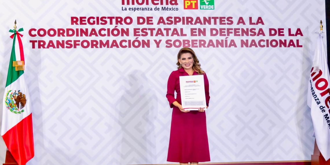 Se registra Lorenia Valles para la Coordinación Estatal de los Comités de Defensa de la Transformación y la Soberanía Nacional