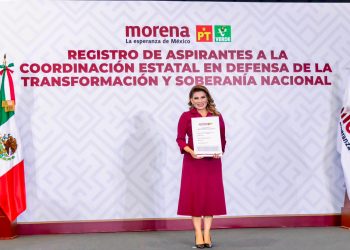 Se registra Lorenia Valles para la Coordinación Estatal de los Comités de Defensa de la Transformación y la Soberanía Nacional