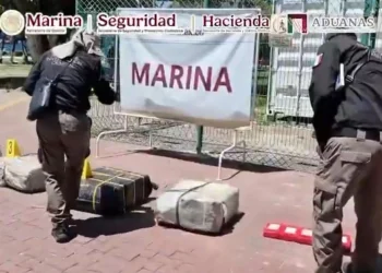 La Marina y agencias federales aseguran 270 kilos de cocaína en el puerto de Manzanillo