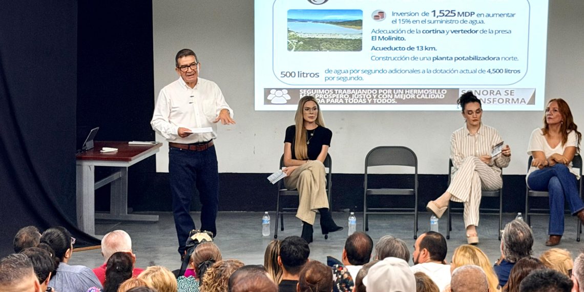 Norberto Barraza Almazán destaca avances del Gobierno de Sonora durante la asamblea informativa “Sonora se Transforma”