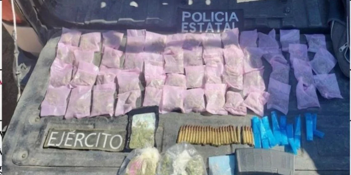 Aseguran 88 kilos de fentanilo ocultos en costales de productos agrícolas sobre carretera a Santa Ana